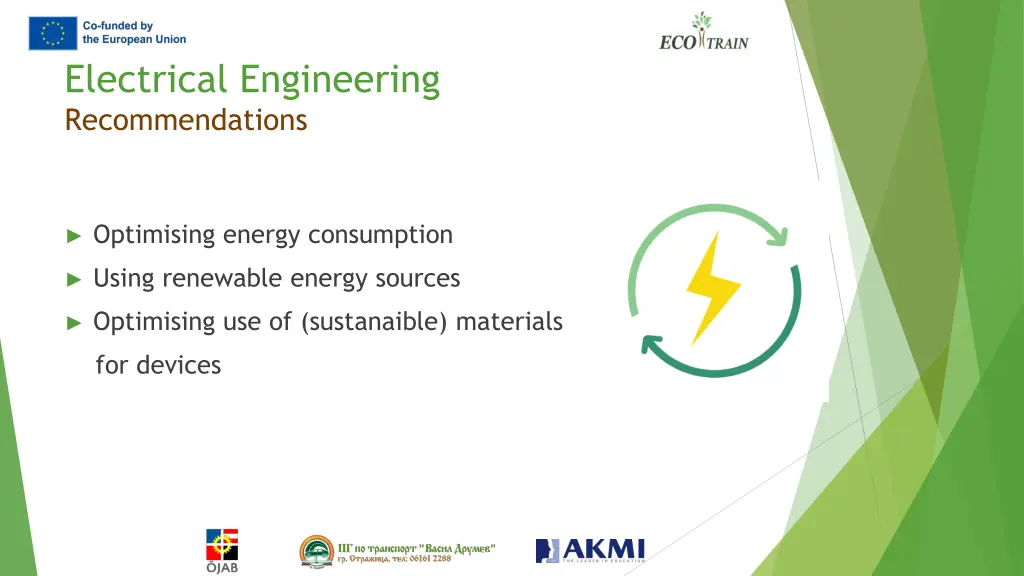 electrical engineering recommendations 1