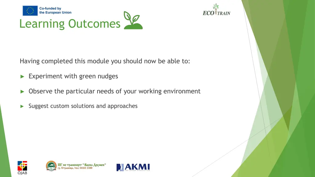 learning outcomes