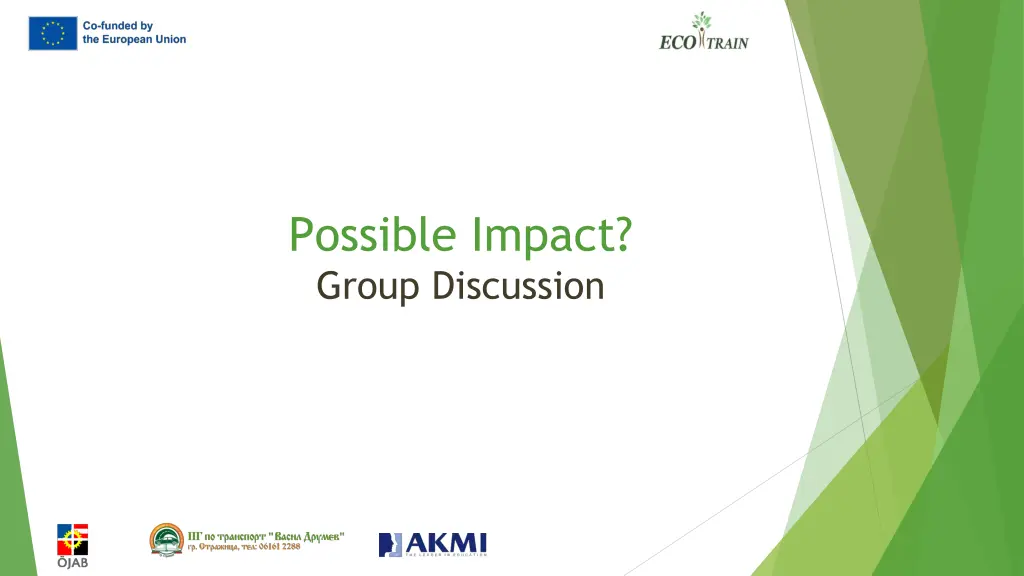 possible impact group discussion