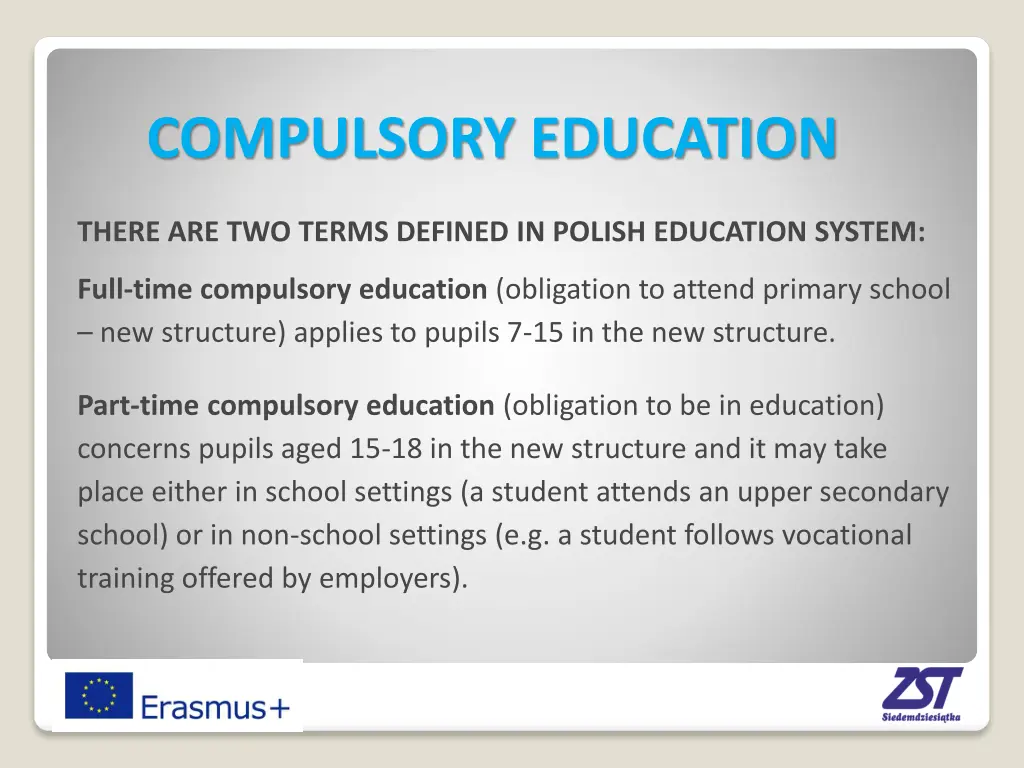compulsory education