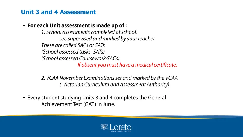 unit 3 and 4 assessment
