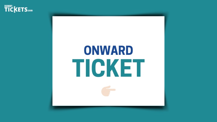 onward ticket