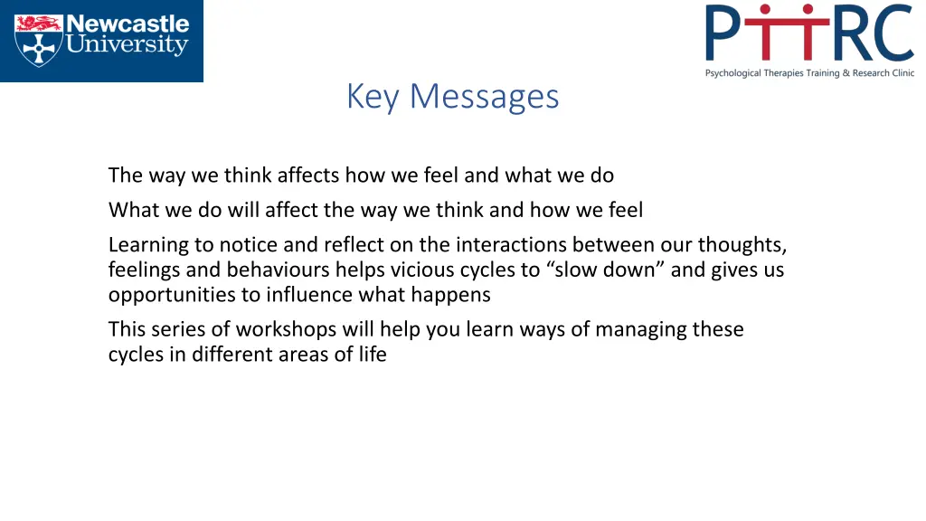 key messages