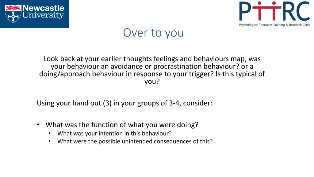 over to you 1