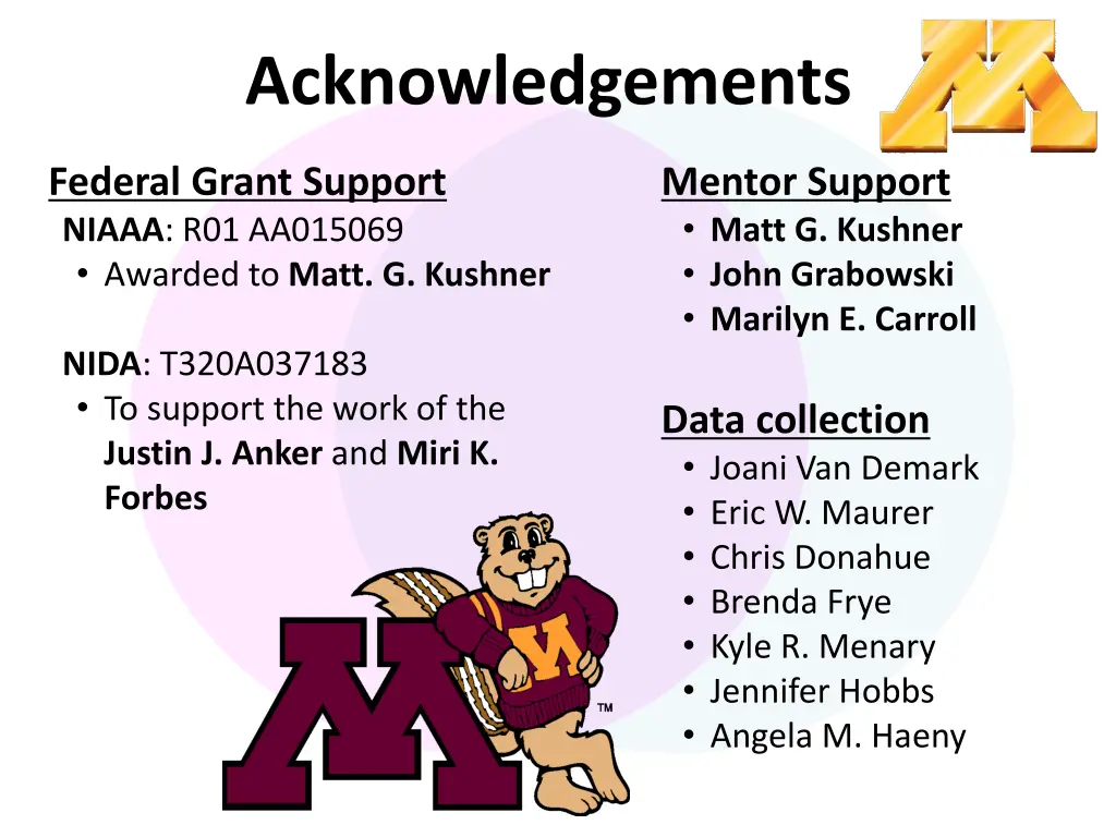 acknowledgements