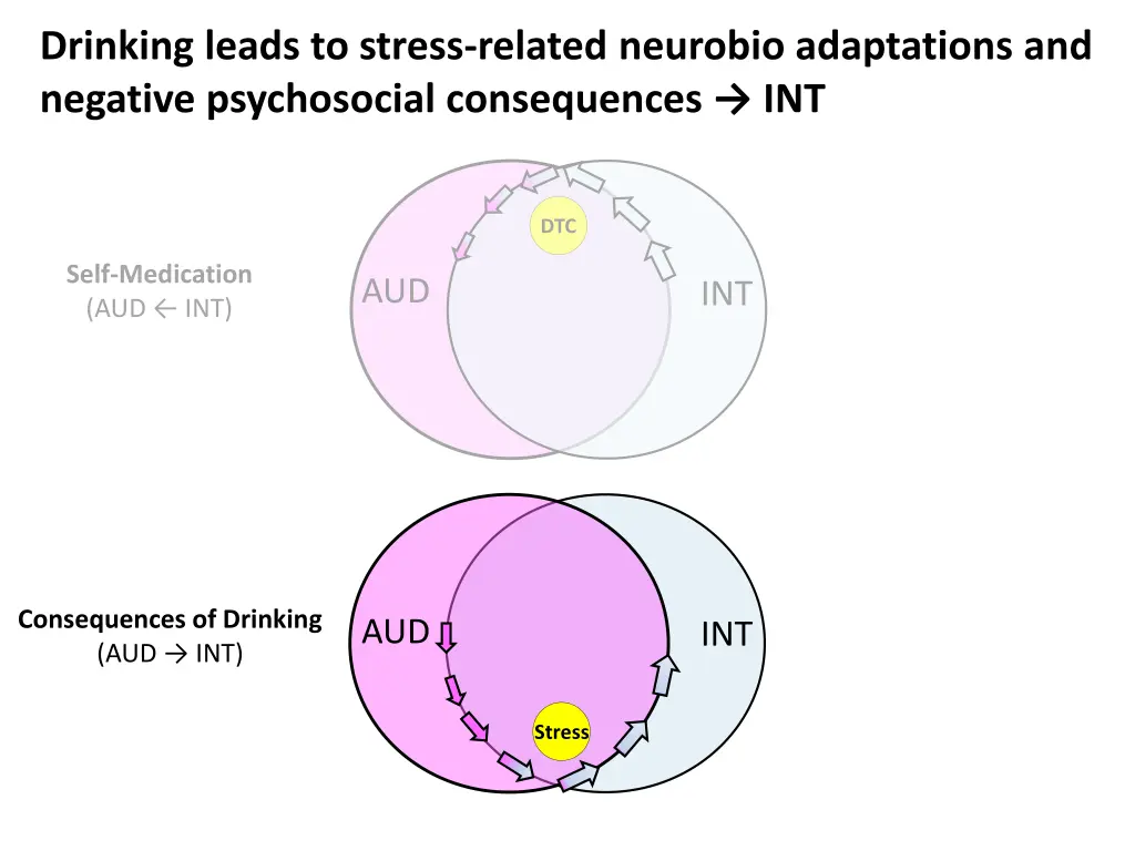 drinking leads to stress related neurobio
