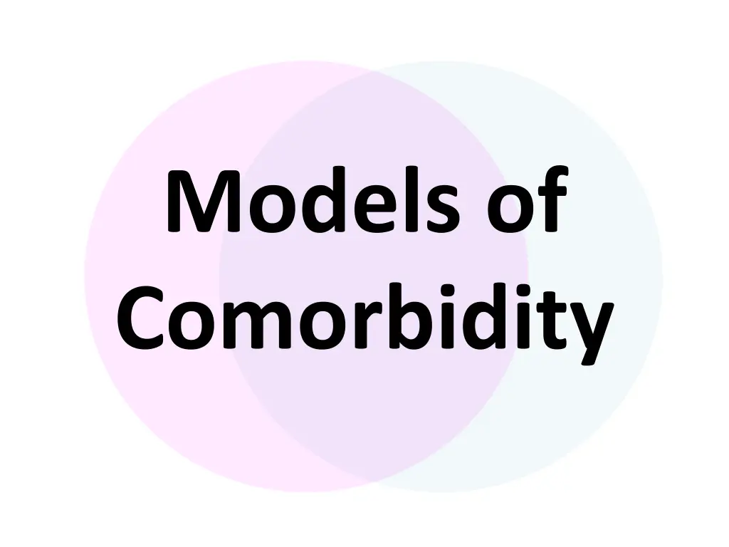 models of comorbidity