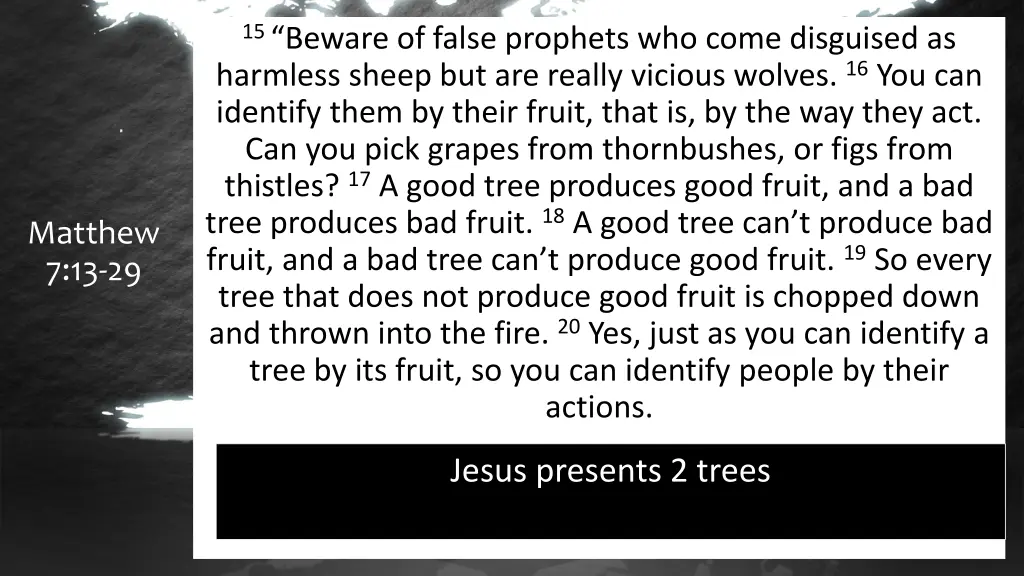 15 beware of false prophets who come disguised 1