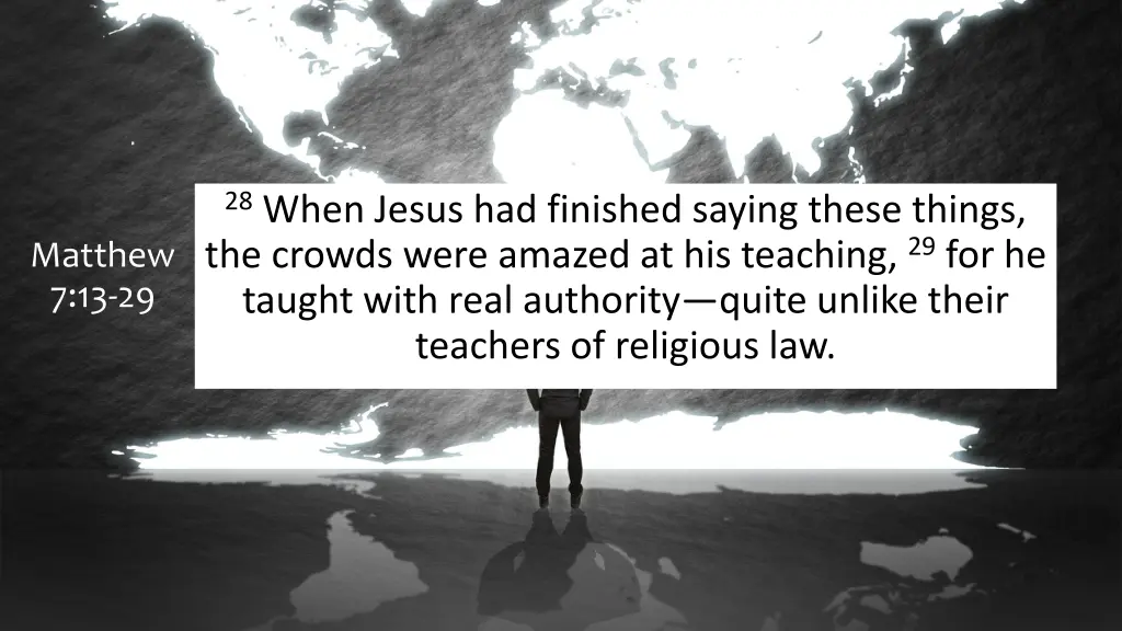 28 when jesus had finished saying these things