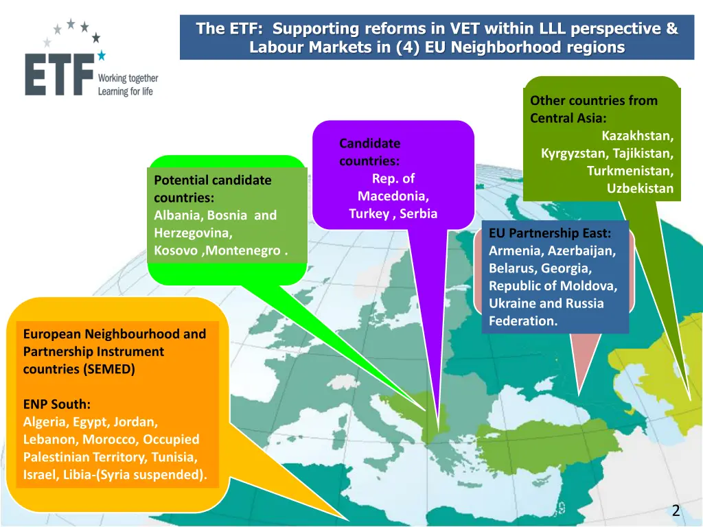 the etf supporting reforms in vet within