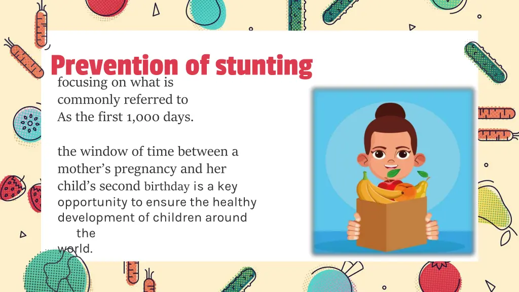 prevention of stunting focusing on what