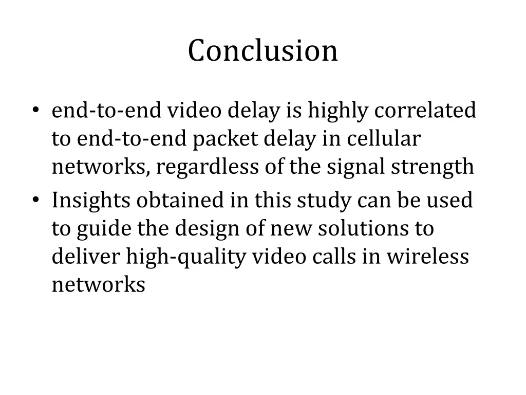conclusion 1