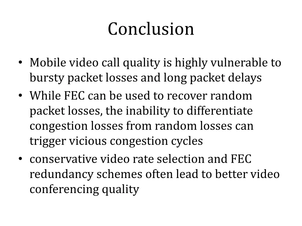 conclusion