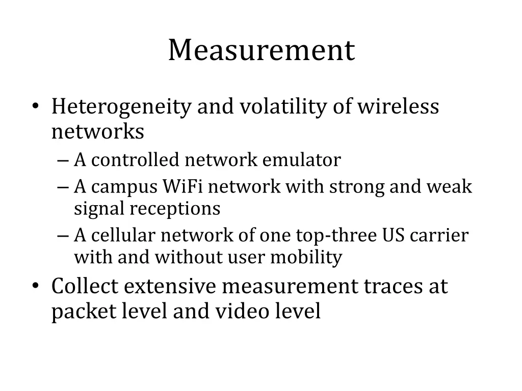 measurement