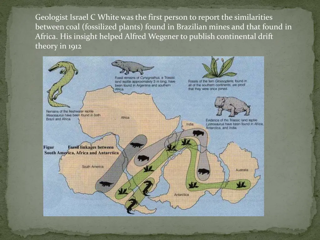 geologist israel c white was the first person