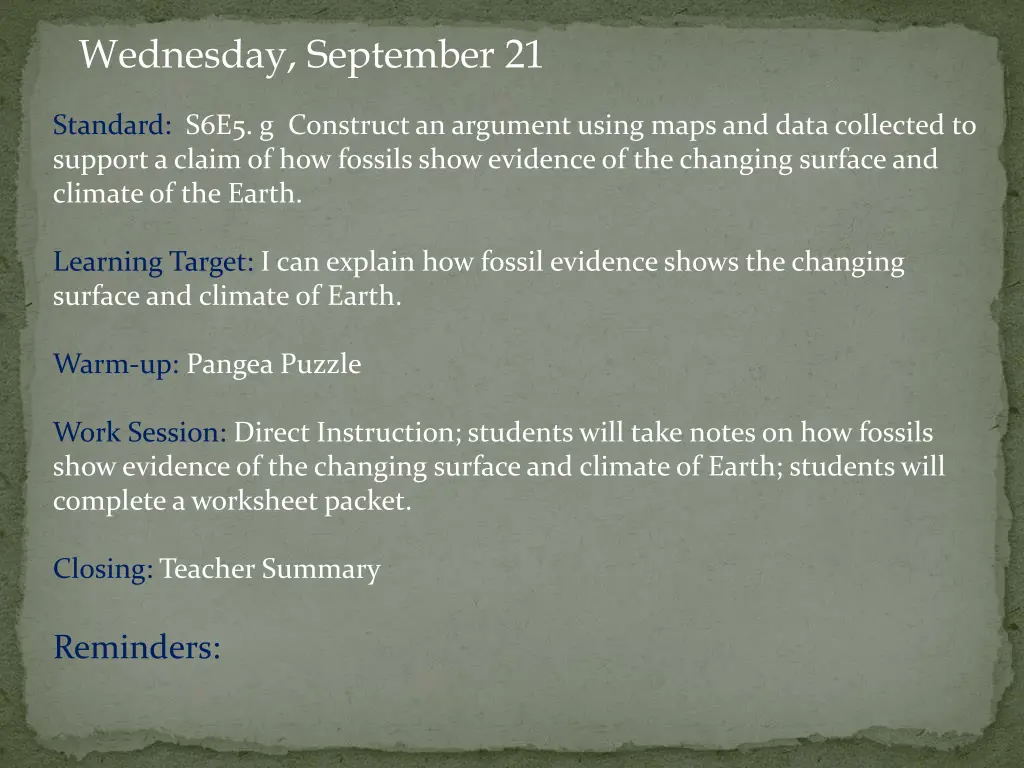 wednesday september 21