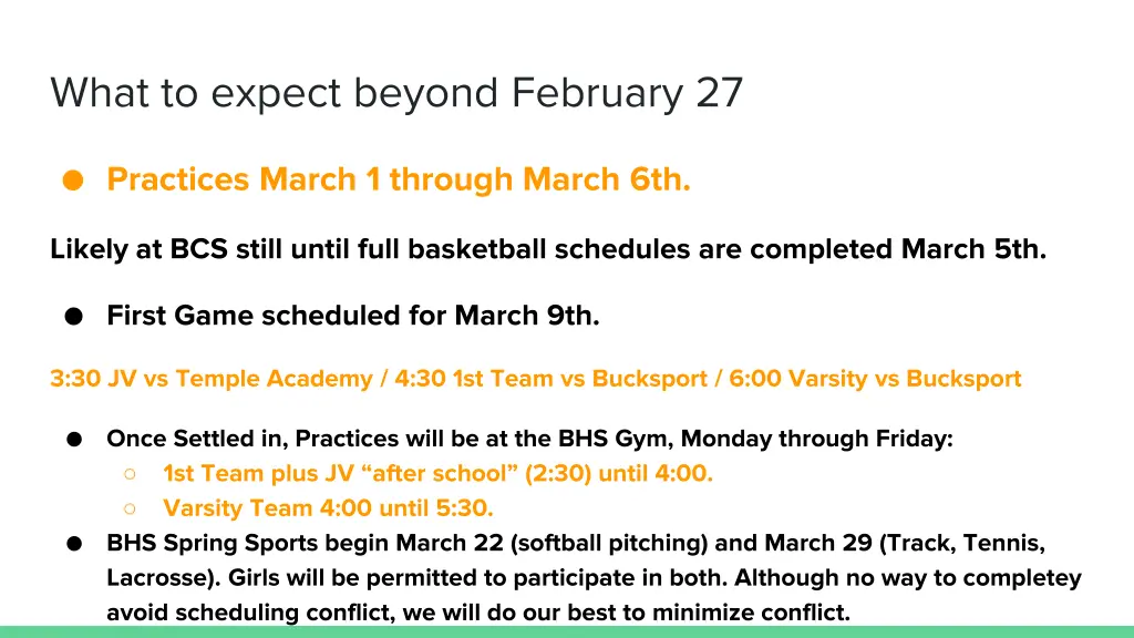 what to expect beyond february 27