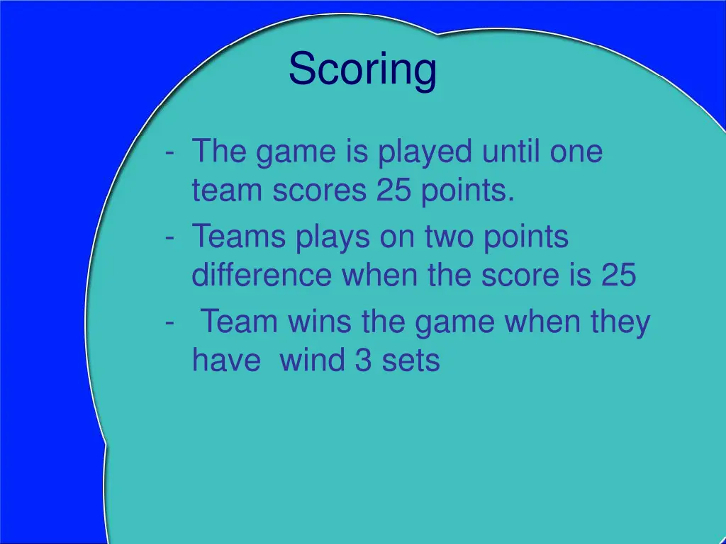 scoring