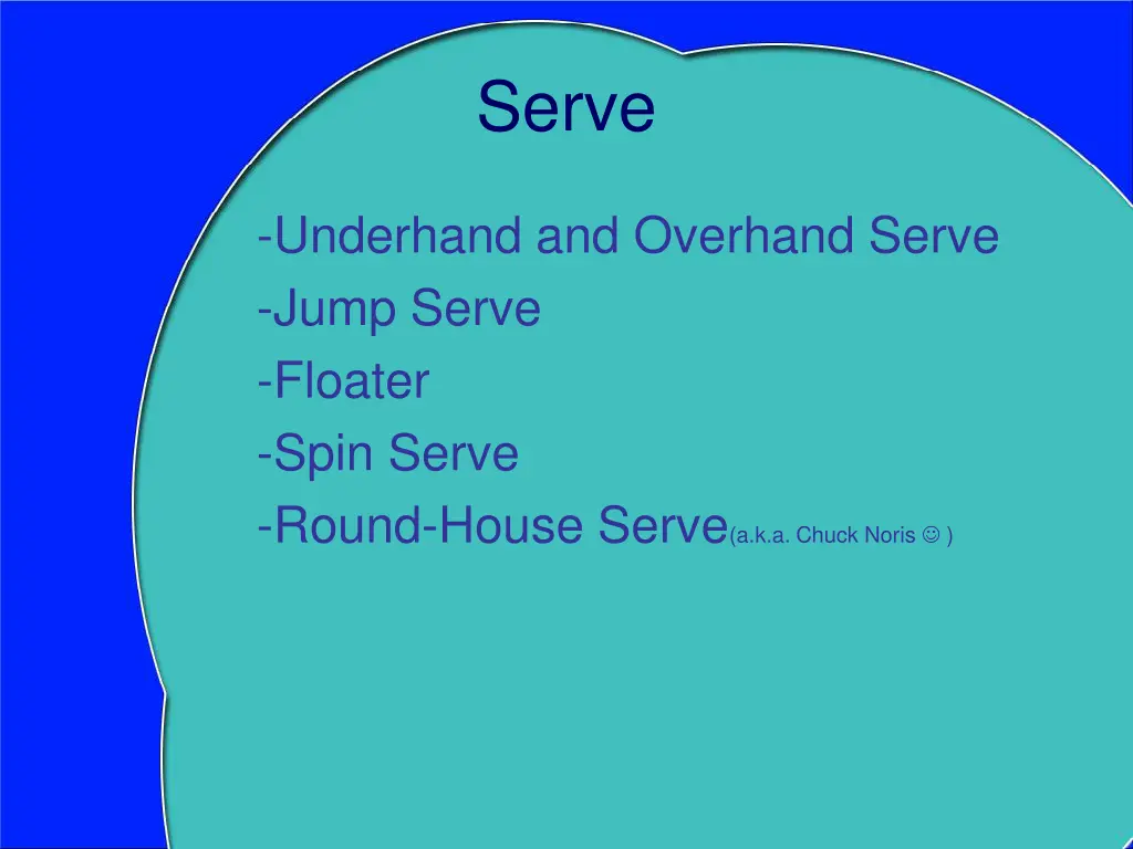 serve