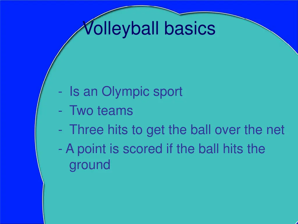 volleyball basics