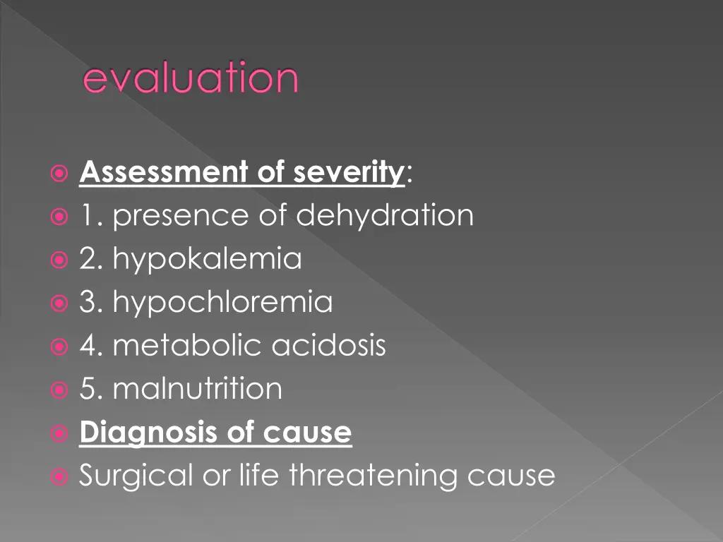 evaluation