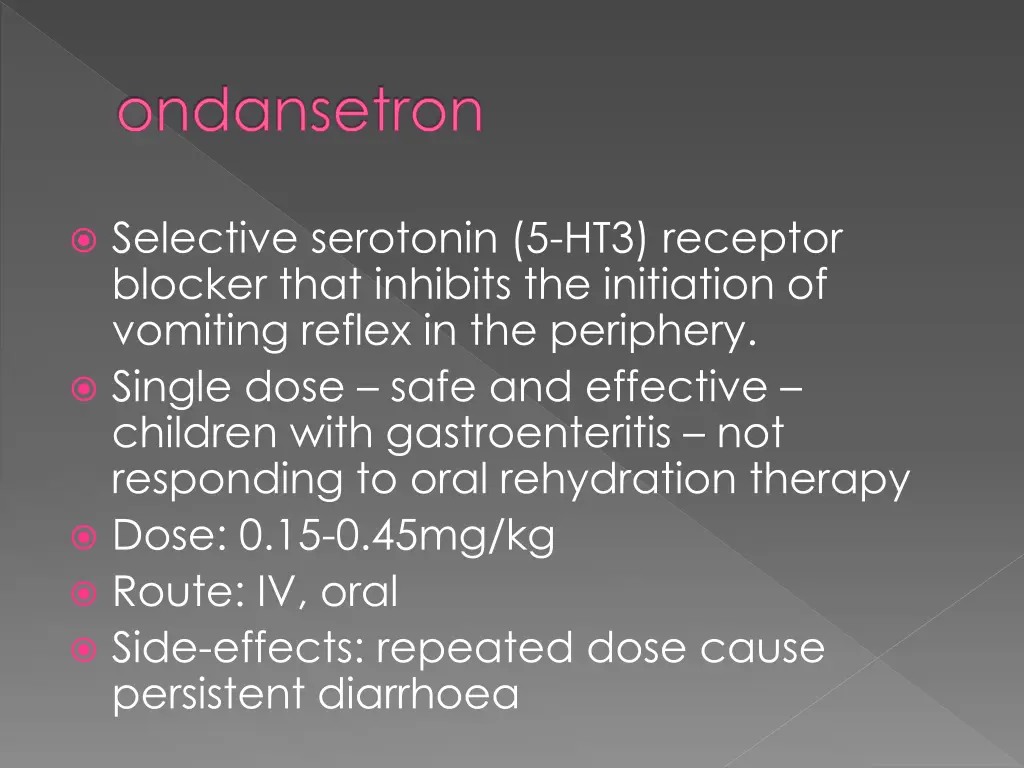 ondansetron