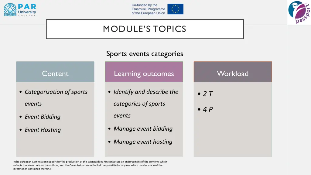module s topics