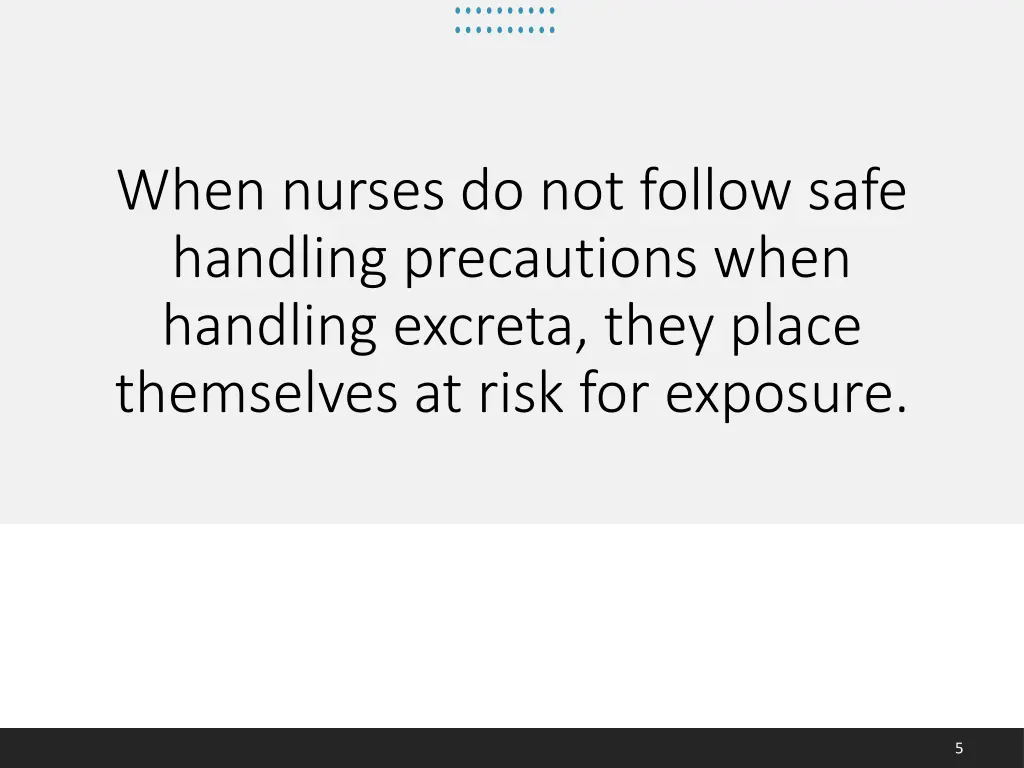 when nurses do not follow safe handling