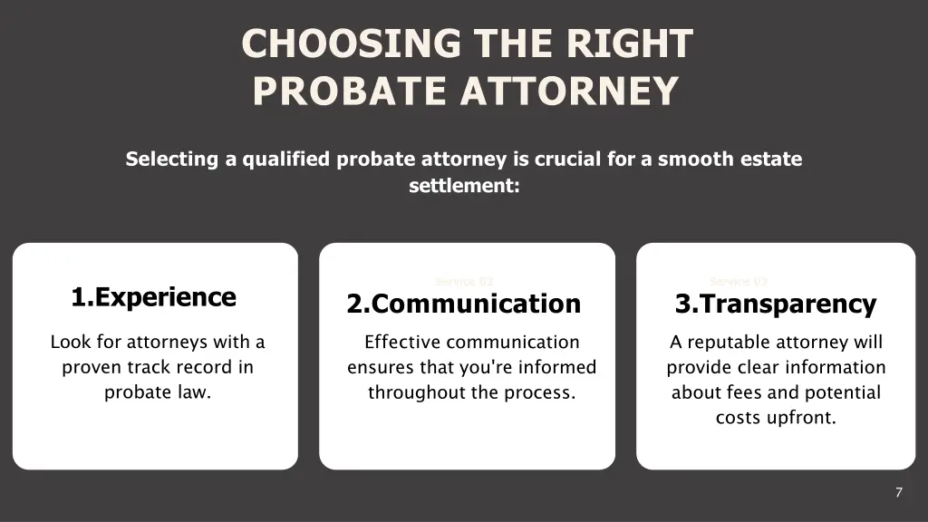 choosing the right probate attorney