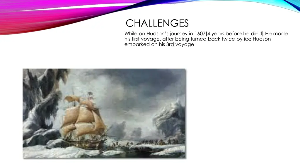 challenges while on hudson s journey in 1607