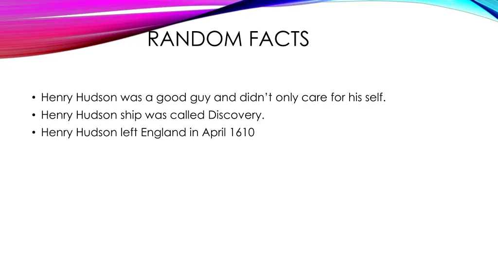 random facts