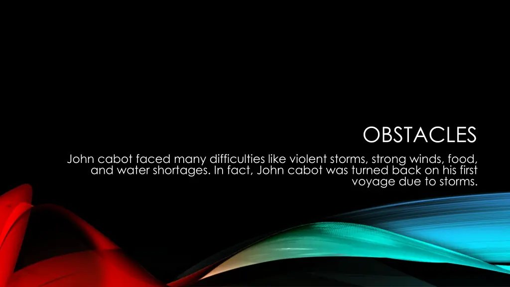 obstacles