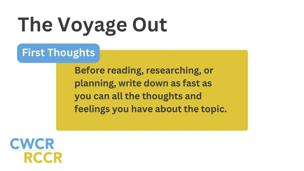 the voyage out 1
