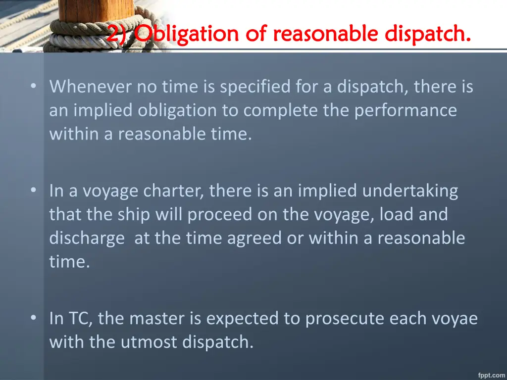 2 2 obligation obligation of reasonable