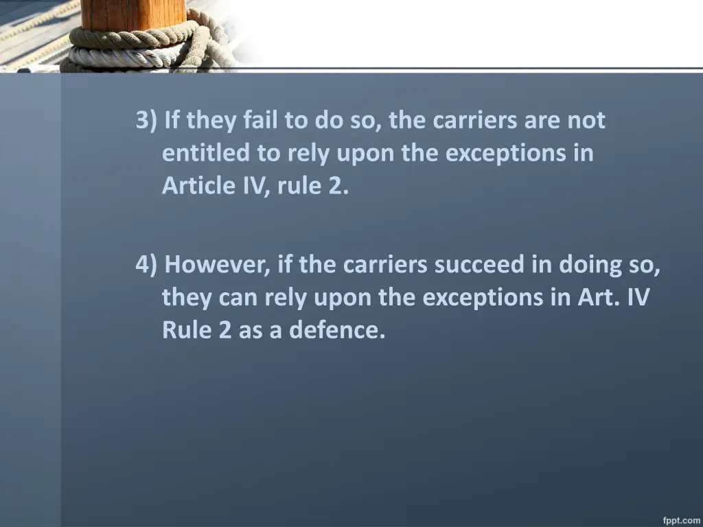 3 if they fail to do so the carriers