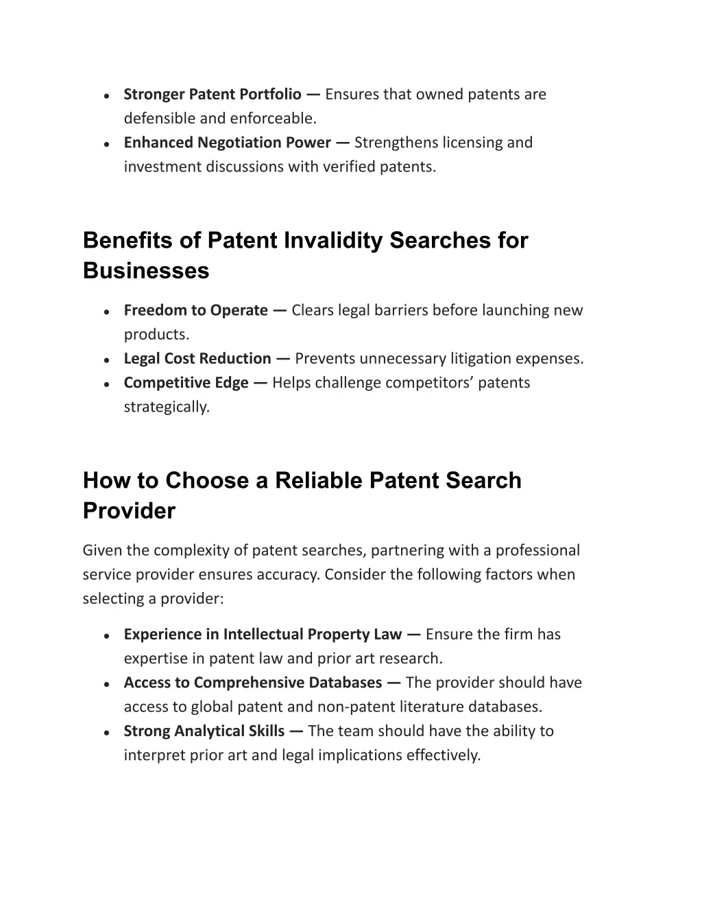 stronger patent portfolio ensures that owned