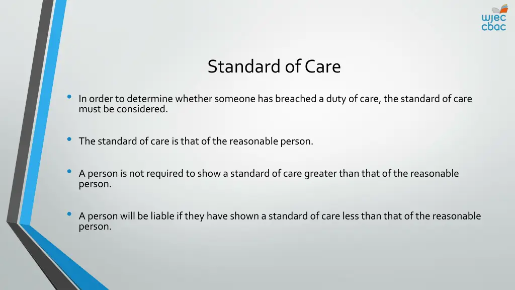 standard of care
