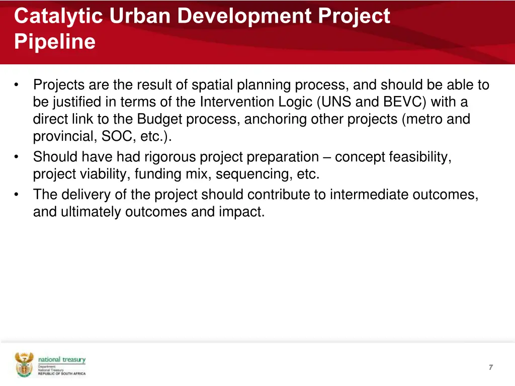 catalytic urban development project pipeline 1