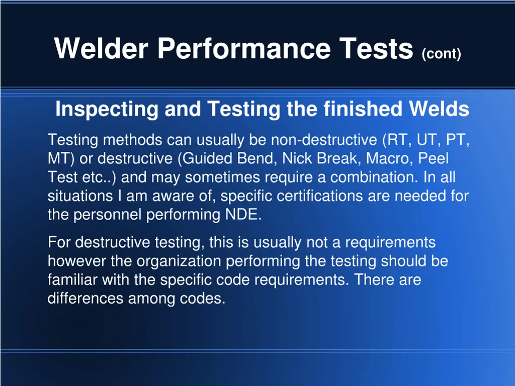 welder performance tests cont 7