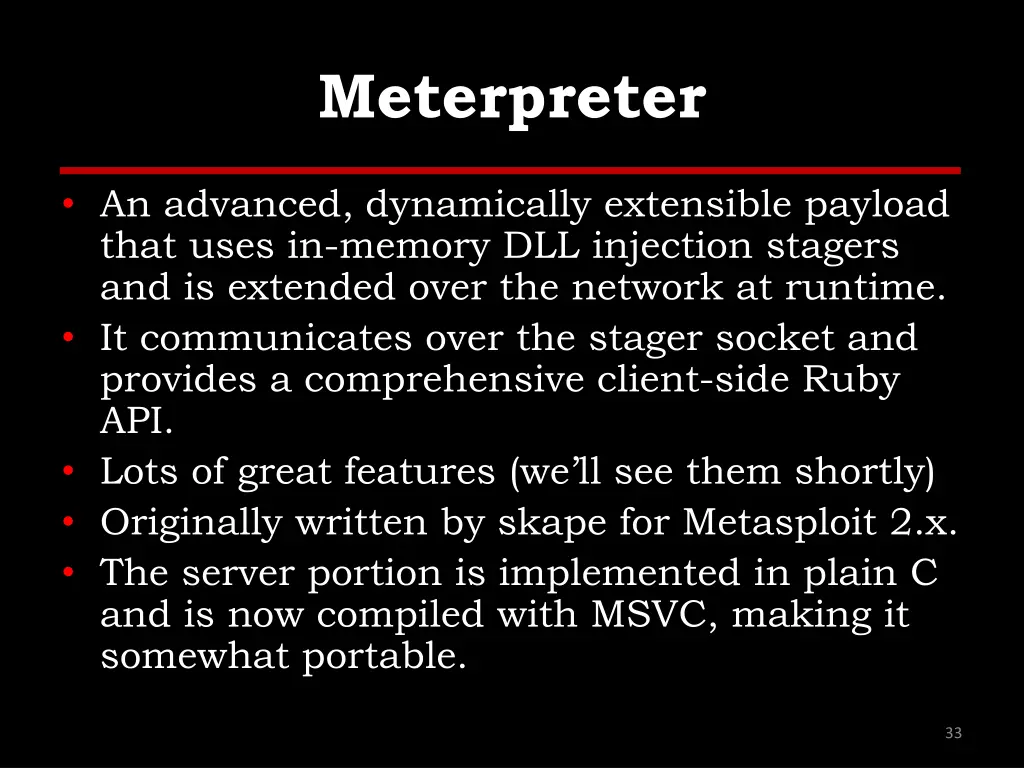 meterpreter