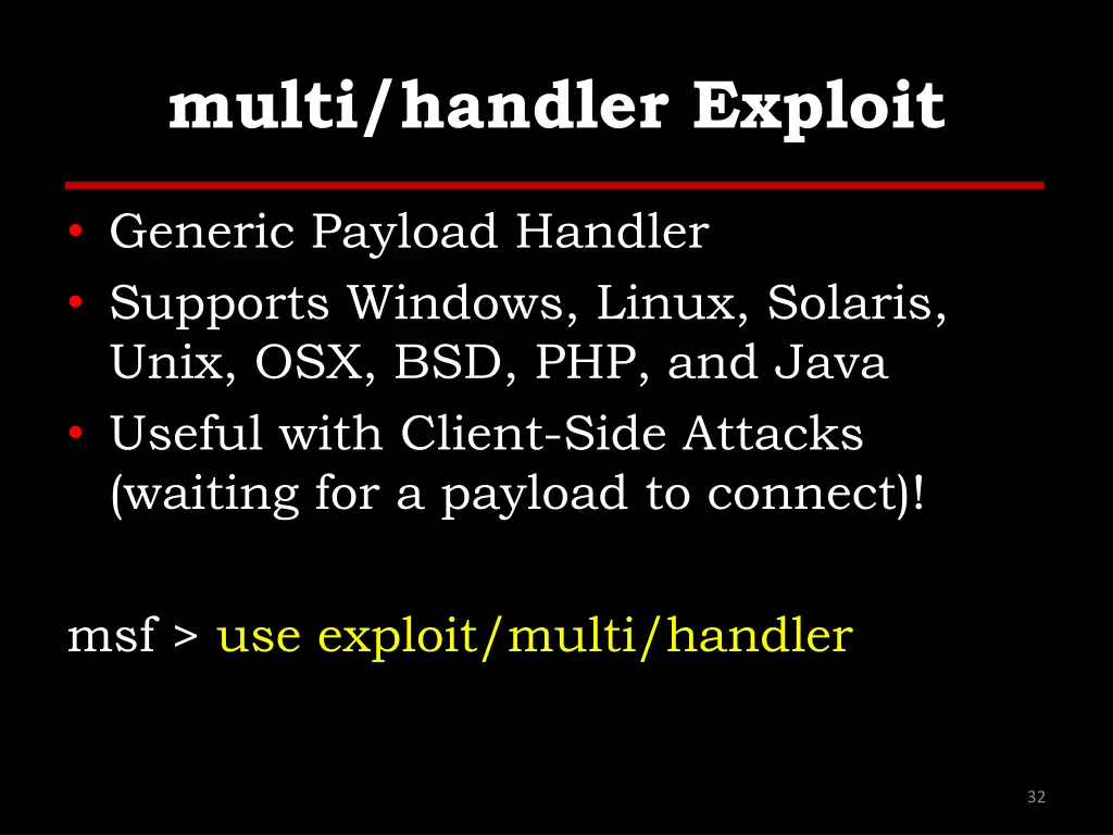 multi handler exploit