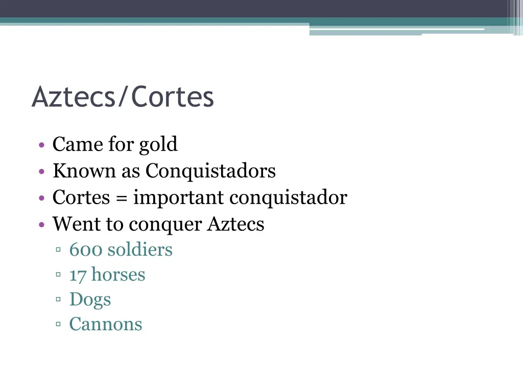 aztecs cortes