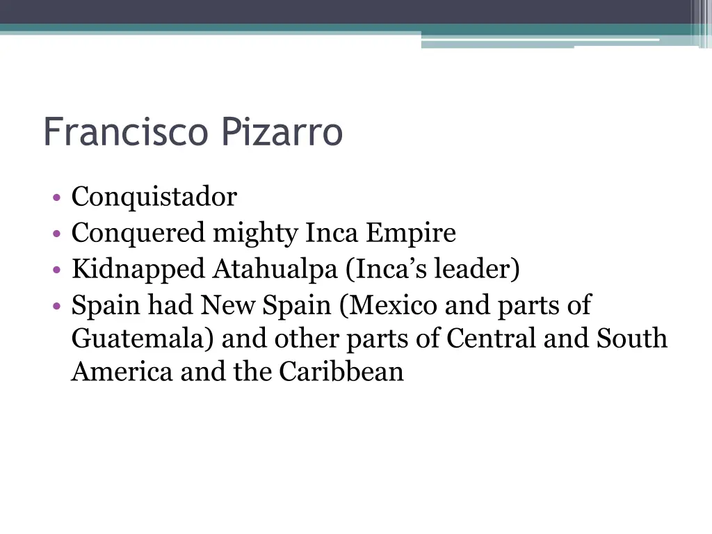 francisco pizarro