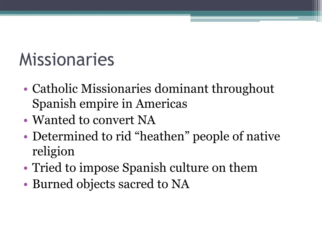 missionaries
