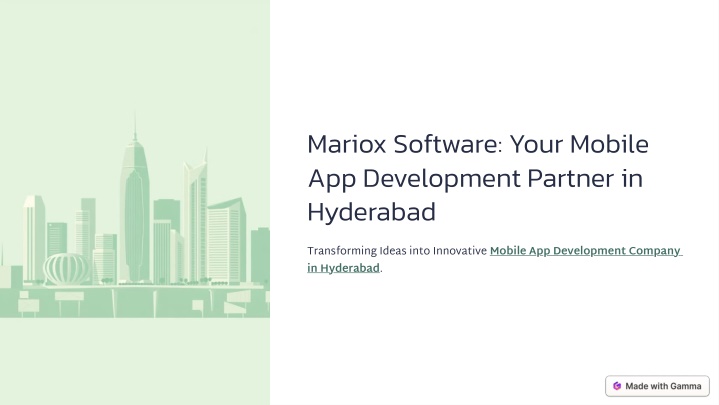 mariox software your mobile app development