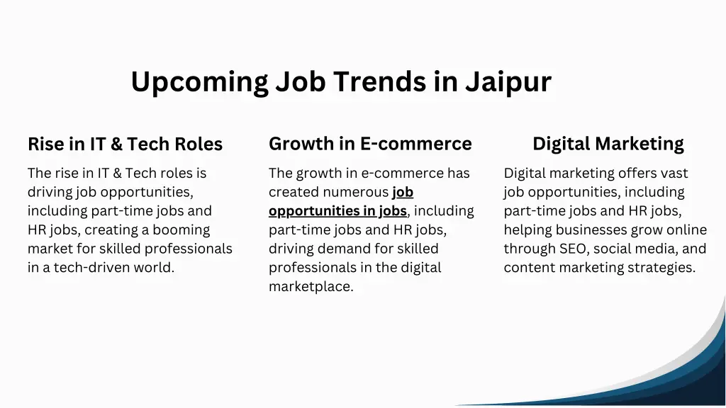upcoming job trends in jaipur