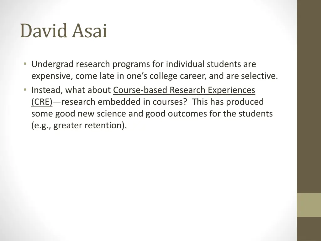 david asai 1