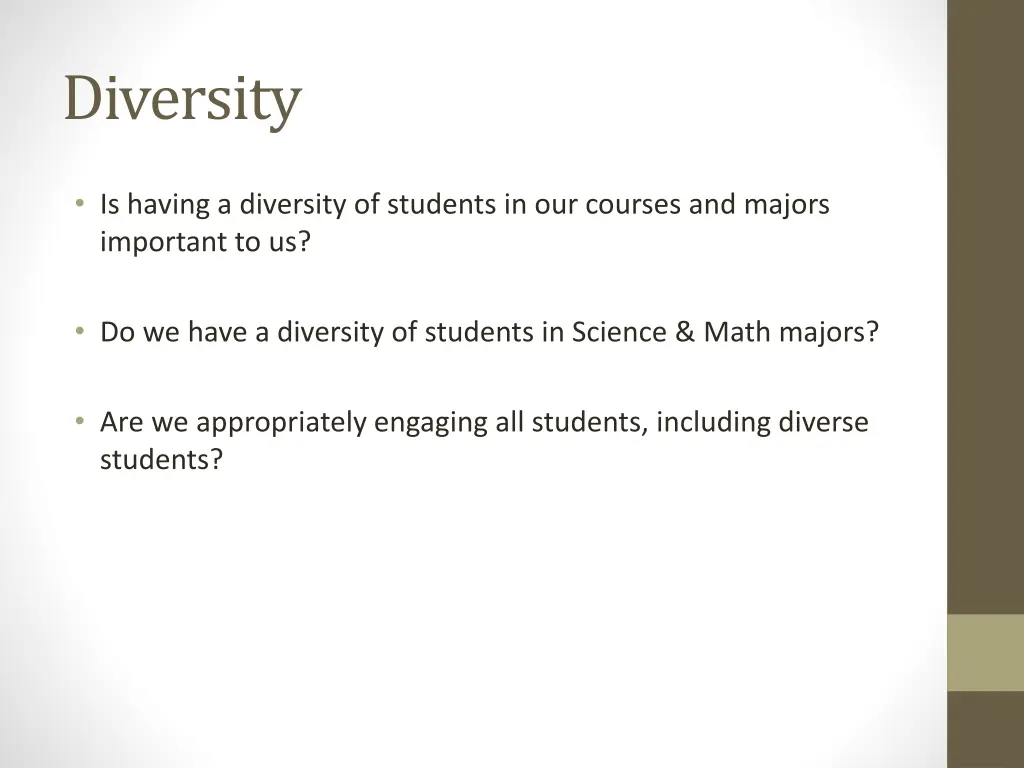 diversity