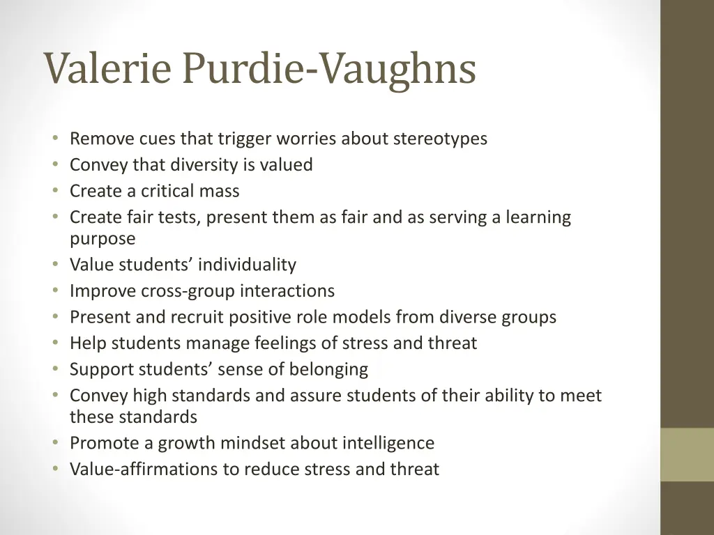 valerie purdie vaughns