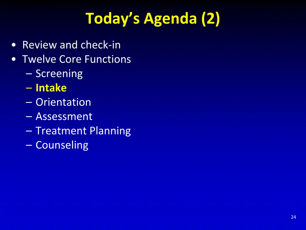 today s agenda 2